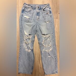 American Eagle Outfitters Light Wash Blue Jeans